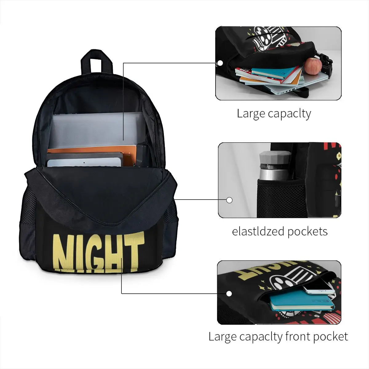 Movie Popcorn Cinema Backpacks Men's / Women's Kpop Bag