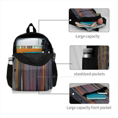Teen College Student Laptop Travel Bag Abstract Animation