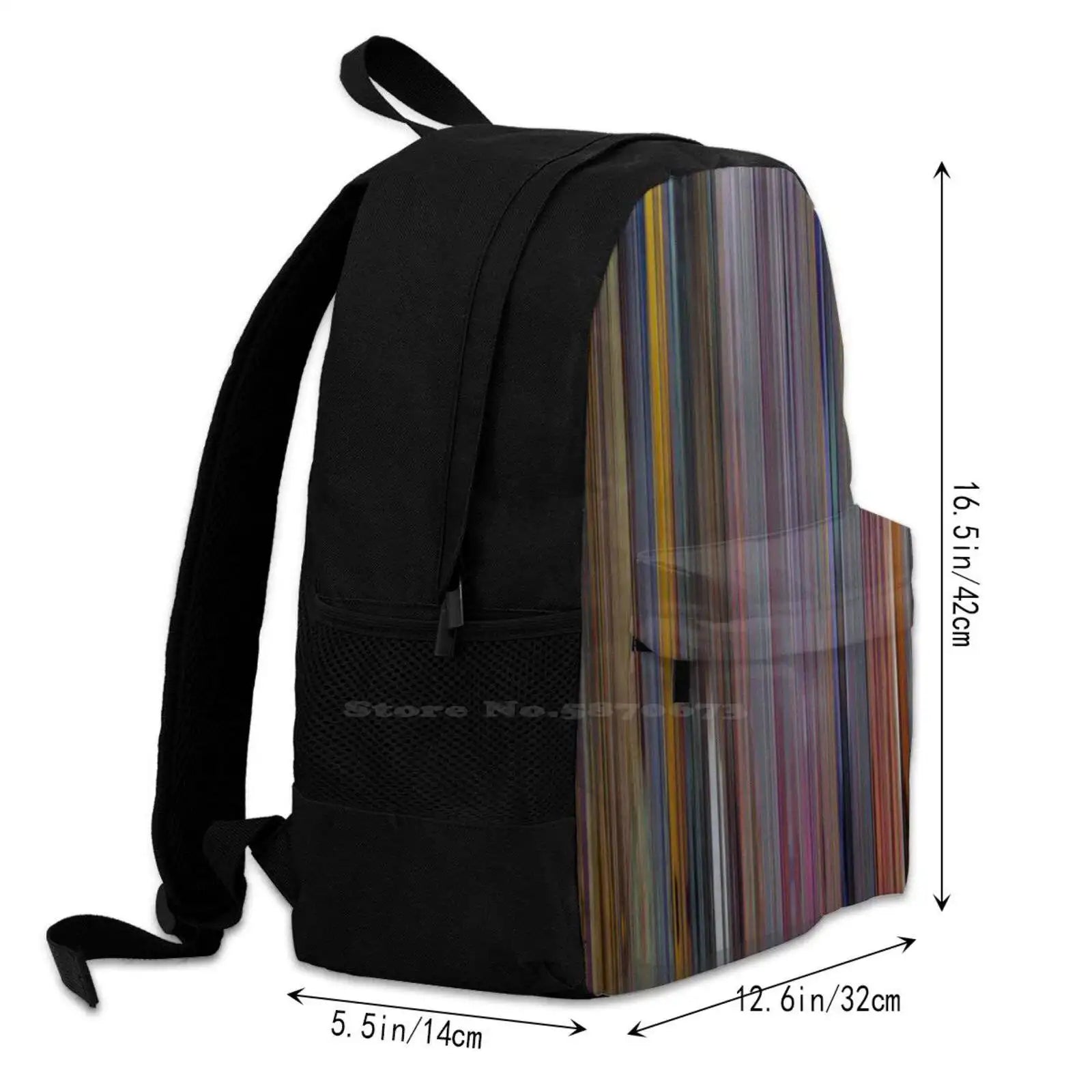Teen College Student Laptop Travel Bag Abstract Animation