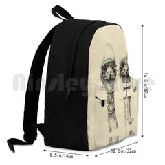 Ostrich Outdoor Hiking Backpack Waterproof Camping Travel Vintage Couple