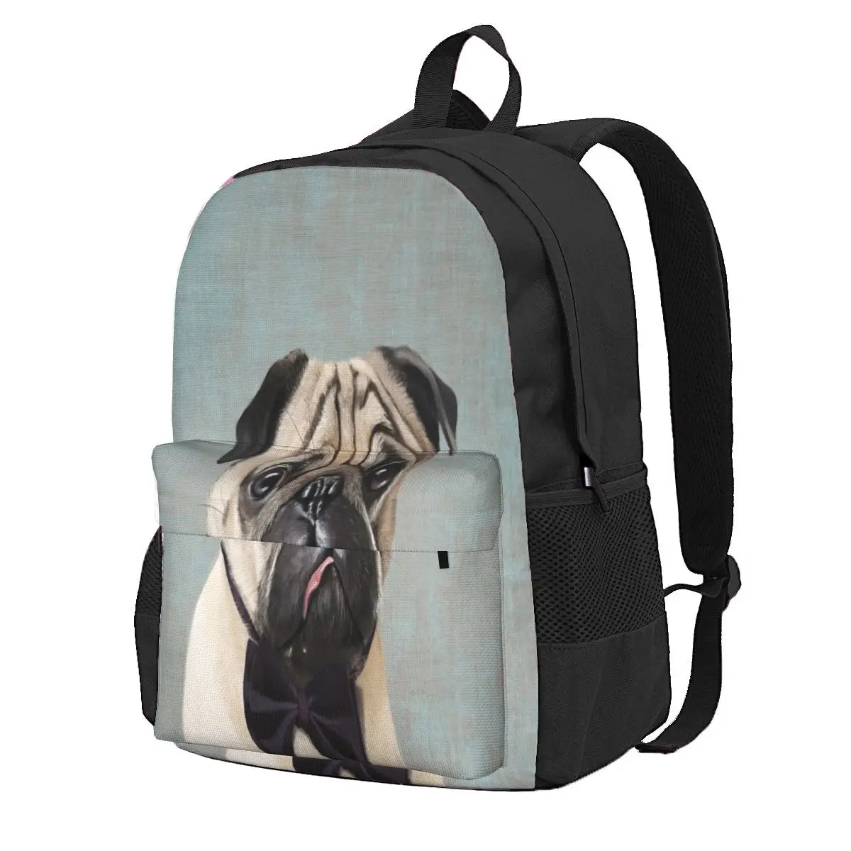 Mr Pug Backpacks Men's Women's Man Kids Students