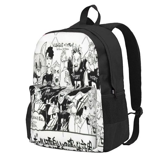 Msby Jackals Backpacks Men's & Women's Manga Travel Backpack