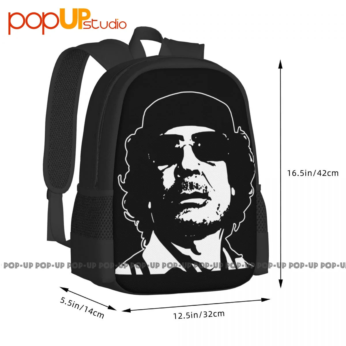 Muammar Al Gaddafi I Love Libya Backpack