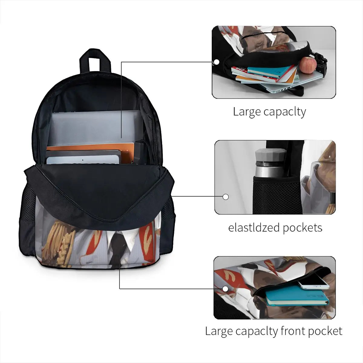 Gaddafi Backpacks Men's & Women's School Bags for Boys