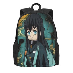 Muichiro Tokito Mist Hashira Backpacks Men's Backpacks Bags For Women