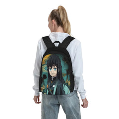 Muichiro Tokito Mist Hashira Backpacks Men's Backpacks Bags For Women