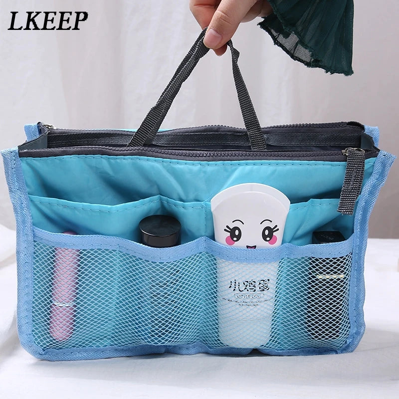 Makeup Handbag Organizer Insert Functional Women Cosmetic Travel