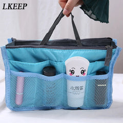Makeup Handbag Organizer Insert Functional Women Cosmetic Travel