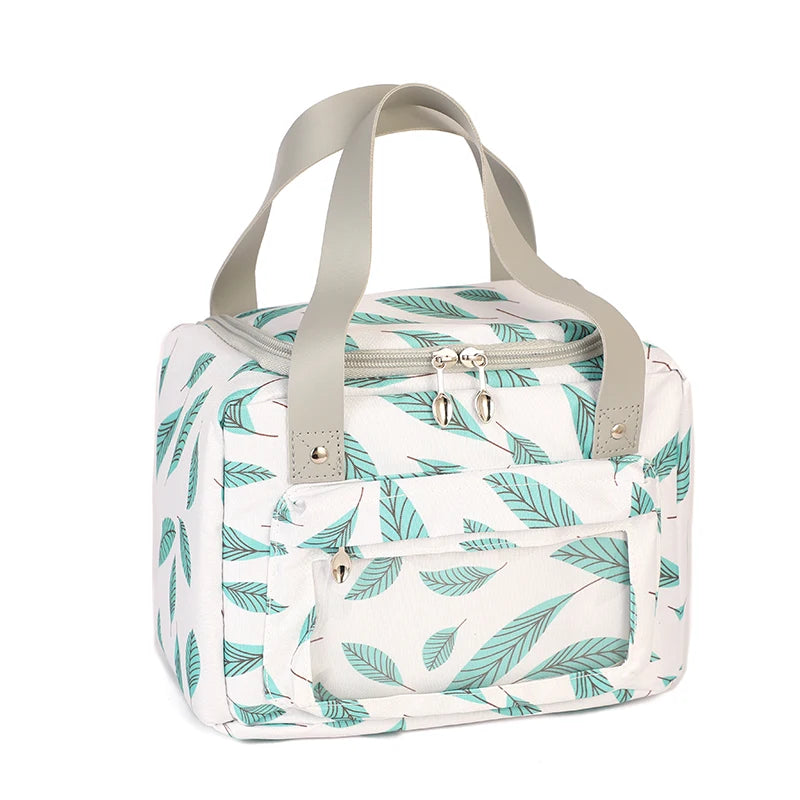 Breakfast Box Portable Picnic Travel Cooler Lunch Bag