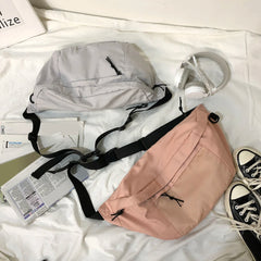 Multi-Functional Chest Bags Women Waist Bag Large Capacity Canvas Fanny