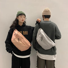 Multi-Functional Chest Bags Women Waist Bag Large Capacity Canvas Fanny