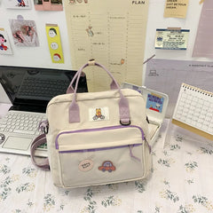 Multi-Functional Women Backpack Preppy Style Shoulder Bag Teenage Girls Bag