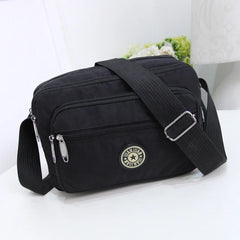 Layer Messenger Bag Women Canvas Middle-Aged Woman Crossbody Mother Bag