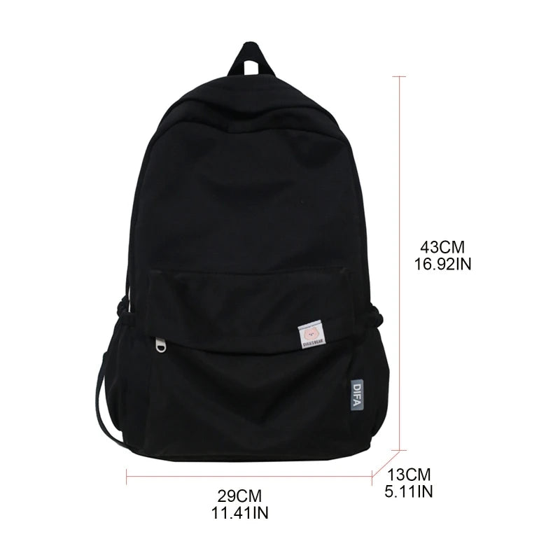 Canvas Backpack Travel Rucksack School Bag Women Student Teenagers