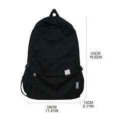 Canvas Backpack Travel Rucksack School Bag Women Student Teenagers