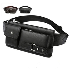 PU Leather Waist Packs Belt Bag Crossbody Shoulder Bag Travel Belt Bag