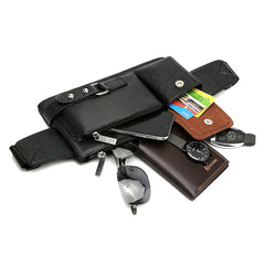 PU Leather Waist Packs Belt Bag Crossbody Shoulder Bag Travel Belt Bag
