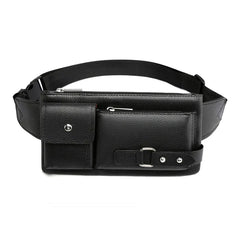 PU Leather Waist Packs Belt Bag Crossbody Shoulder Bag Travel Belt Bag
