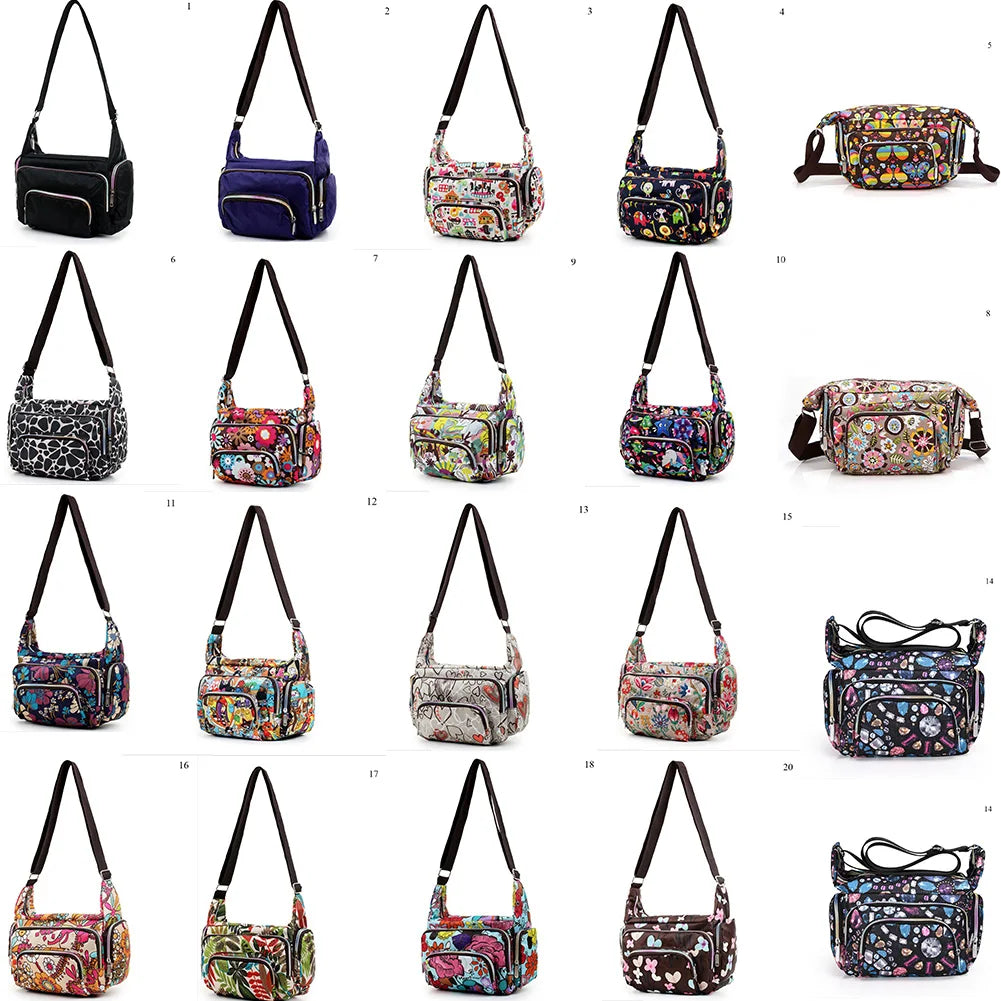 Summer Print Cross Body Women Bag Casual Hobo Shape Women Bag