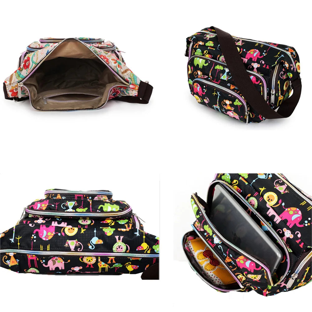 Summer Print Cross Body Women Bag Casual Hobo Shape Women Bag