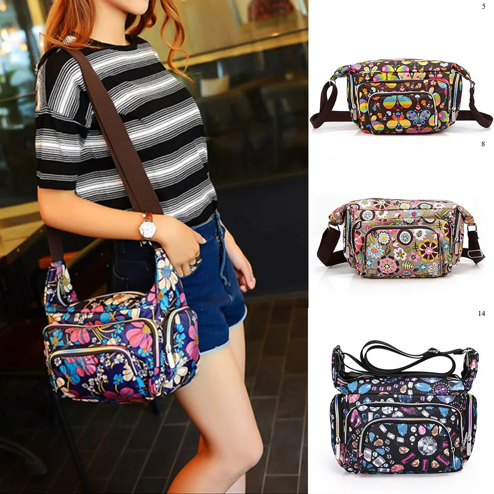 Summer Print Cross Body Women Bag Casual Hobo Shape Women Bag