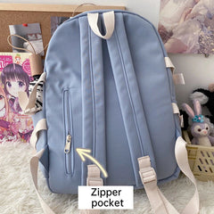 Mori Girls Backpack Sweet Student School Bag Waterproof