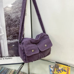 Canvas Big Size Handbag Female Male Teenager Student Over Large Messenger Bag