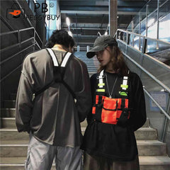 Reflective Tactical Bag Belt Bag Pouch Packs Men Women Streetwear
