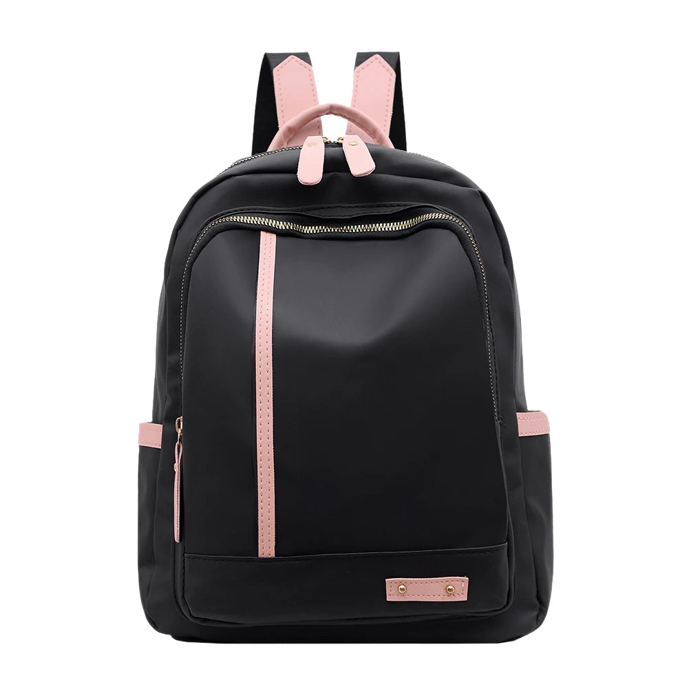 Multi-Pockets Women Backpack Oxford Cloth Large Capacity Students