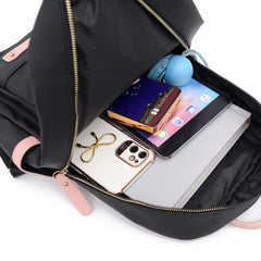 Multi-Pockets Women Backpack Oxford Cloth Large Capacity Students