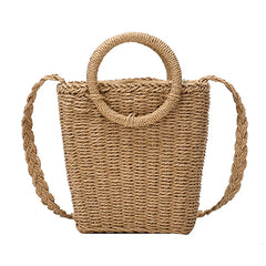 Fashionable Straw Shoulder Bag for Women