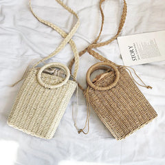 Fashionable Straw Shoulder Bag for Women