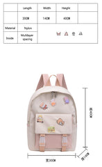 Multi-color Backpacks for Women Cartoon Bags Small Canvas Shoulder Bag