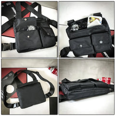 Women's Multi-function Secret Hiding Pocket Vest Hip-Hop Street Wear Bag