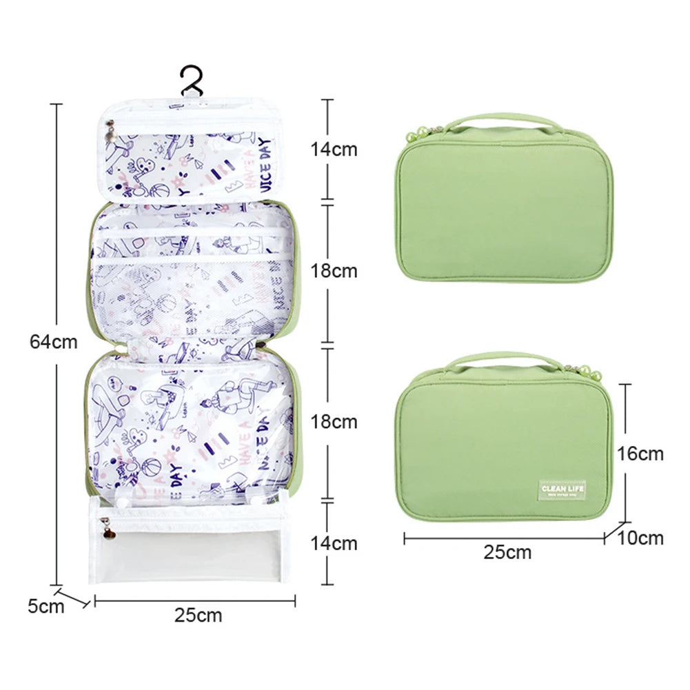 Travel Pouch Waterproof Makeup Bag Women Cosmetic Organizer
