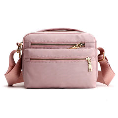 Multi-Layer Zipper Small Bag Casual Messenger Bag Women's Shoulder