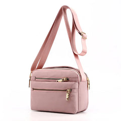 Multi-Layer Zipper Small Bag Casual Messenger Bag Women's Shoulder