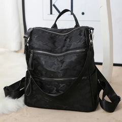 Nylon Women Backpack High Schoolbag For Teenage Girls Book Knapsack