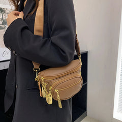 Leather Fanny Pack Shoulder Crossbody Waist Bag