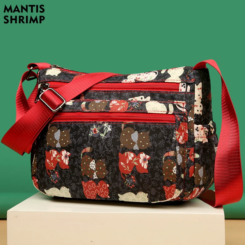 Multi-pocket Handbags Large Capacity Totes Women Bags Vintage Shoulder Bags