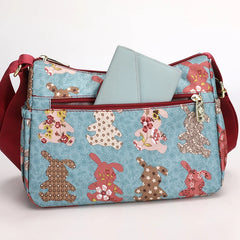 Multi-Pocket Women Shoulder Bag Female Messenger Bag Nylon Travel Crossbody Bag