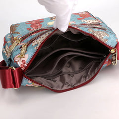 Multi-Pocket Women Shoulder Bag Female Messenger Bag Nylon Travel Crossbody Bag