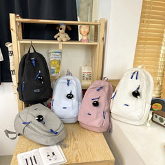 Multi-pocket Women Backpack Daily Travel Bag High School for Teenage Girls Boys