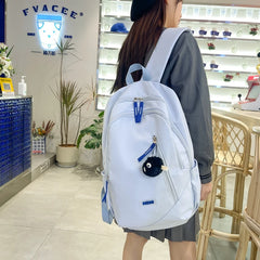 Multi-pocket Women Backpack Daily Travel Bag High School for Teenage Girls Boys