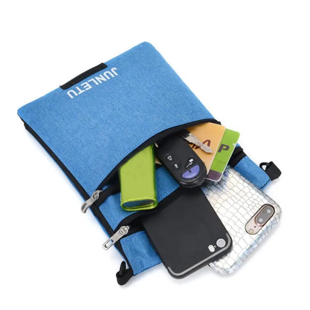 Multi-slot Shoulder Bag Double-Sided Unisex Crossbody Bag