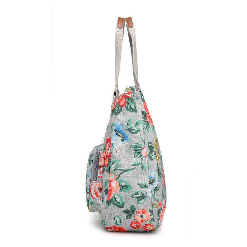 Multicolor Women's Shoulder Bag Large-Capacity Nylon Tote Crossbody Bag