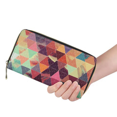 Multicolored Starry Sky Long Wallet Zipper Clutch Bag