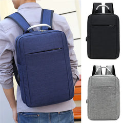 Anti-theft USB Charging Backpack Laptop Travel Bag