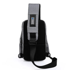 Men's USB Charging Crossbody Bag Waterproof Shoulder Chest Pack
