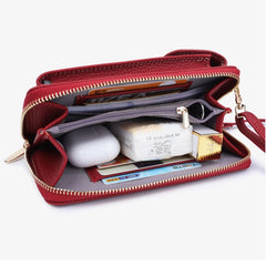 Multifunction Shoulder Bags Women Soft PU Leather Crossbody Phone Bags